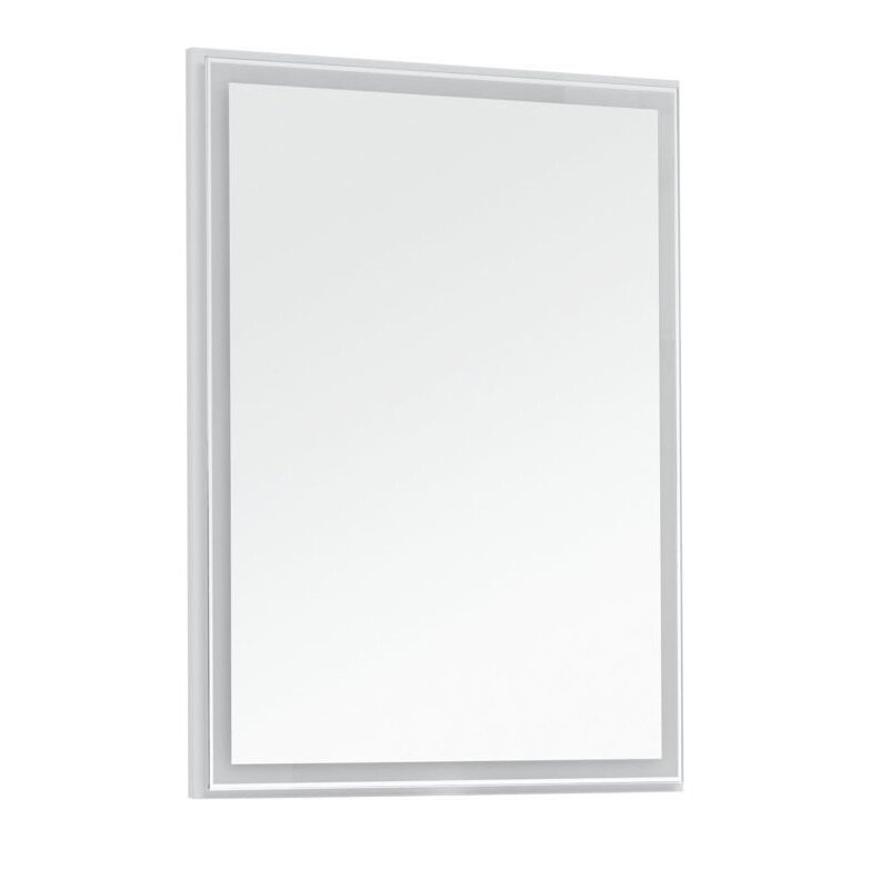 Изображение товара Зеркало Aquanet Nova Lite 242620, 60 см, с LED подсветкой, цвет белый глянец
