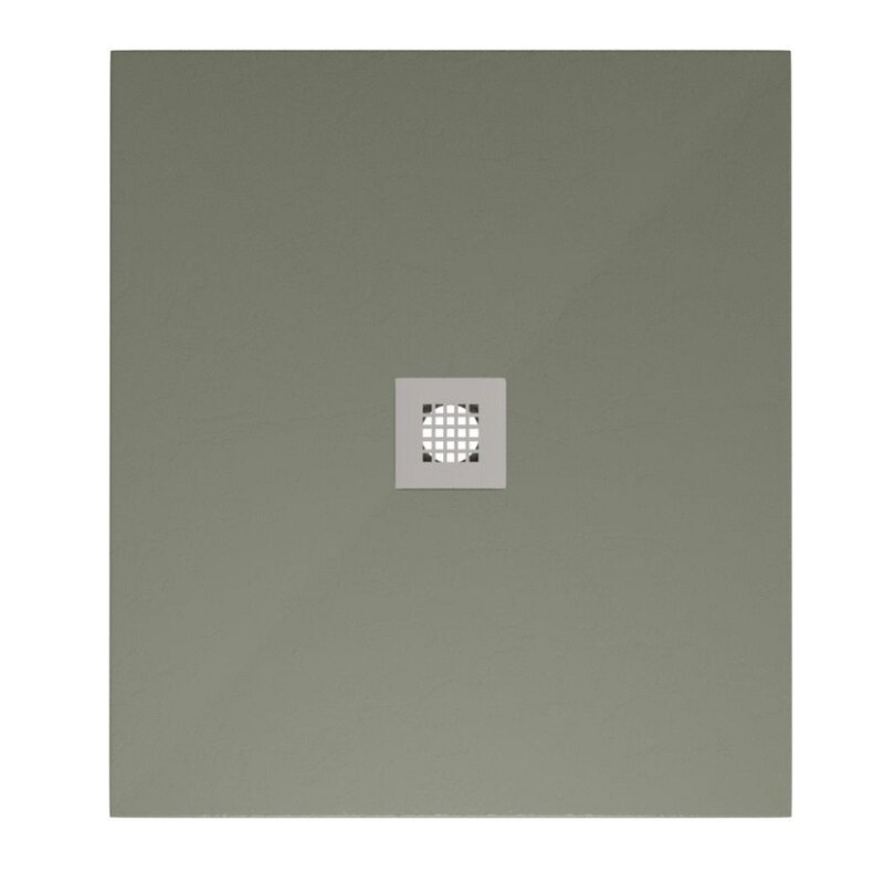 Изображение товара Душевой поддон Allen Brau Infinity 8.31001-CGM 90x80 см низкий из искусственного камня зеленый
