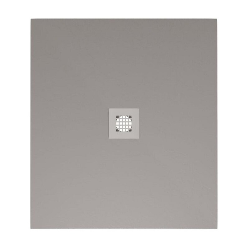 Изображение товара Поддон Allen Brau Infinity 8.31001-PGM, 90 х 80 см, прямоугольный, искусственный камень, платина