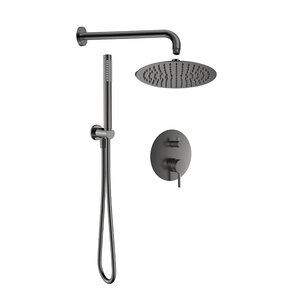 Изображение товара Душевая система Aquame AQM8404GM, gun metall