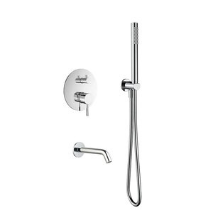Изображение товара Душевая система Aquame, AQM8406CR, с изливом, цвет хром