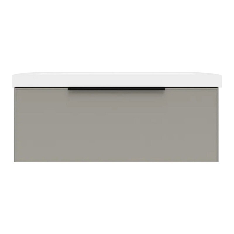 Изображение товара Тумба под раковину La Fenice Simpla Cappuccino 100 см подвесная бежевый