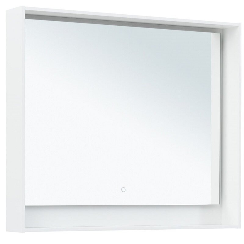 Изображение товара Зеркало Aquanet Милан 306372 100 см с LED подсветкой белое