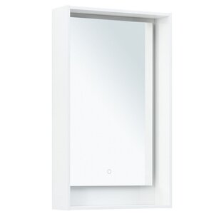 Изображение товара Зеркало Aquanet Милан 336390, 50 см, с LED подсветкой, цвет белый