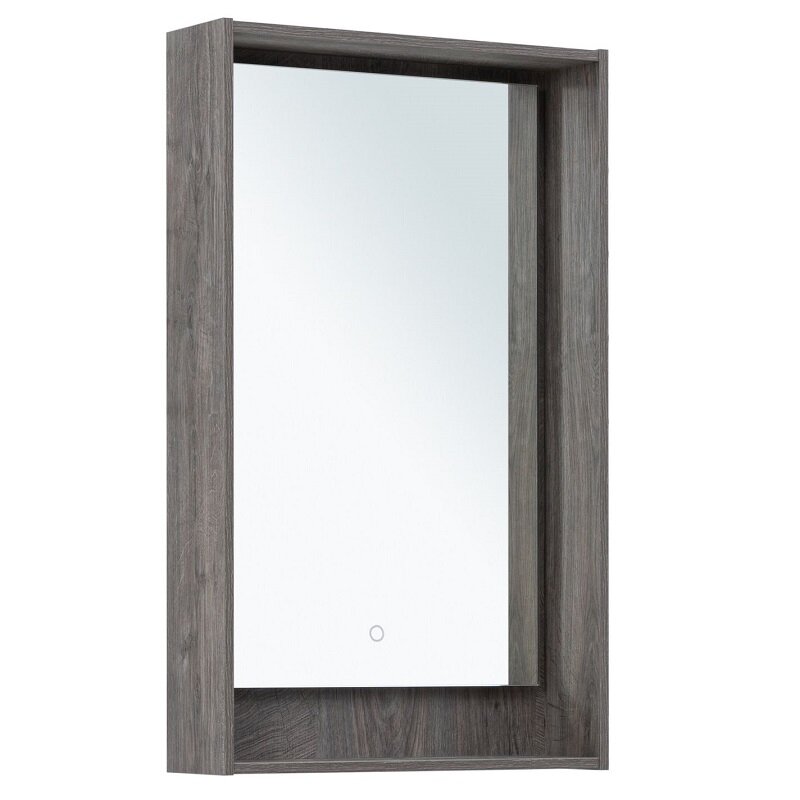 Изображение товара Зеркало Aquanet Милан 336392 с LED подсветкой, 50 см, цвет дуб рошелье