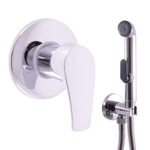 Изображение товара Гигиенический душ Rav-Slezak Kongo K042 со смесителем хром встроенный монтаж