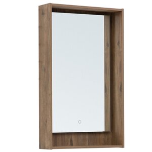 Изображение товара Зеркало Aquanet Милан 336397 с LED подсветкой, 50 см, влагостойкое