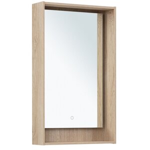 Изображение товара Зеркало Aquanet Милан 336402, 50 см, с LED подсветкой, цвет дуб светлый