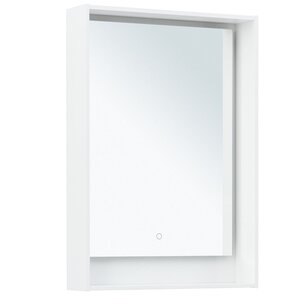 Изображение товара Зеркало Aquanet Милан 306380 с LED подсветкой 60 см белое