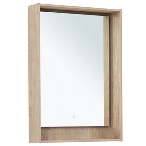 Изображение товара Зеркало Aquanet Милан 336403 60 см с LED подсветкой и подвесной установкой