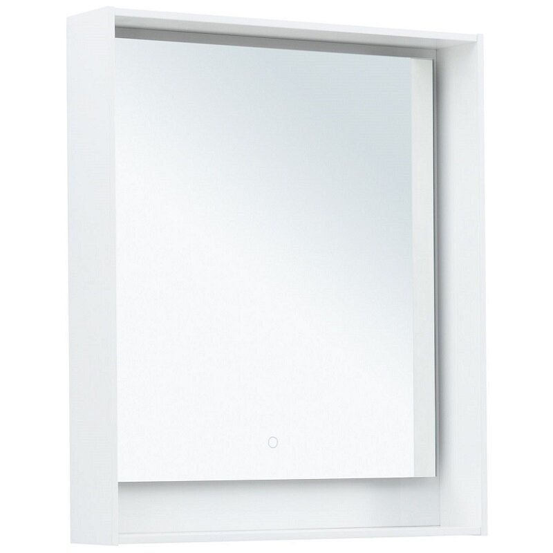 Изображение товара Зеркало Aquanet Милан 336391 с LED подсветкой, 70 см, белое