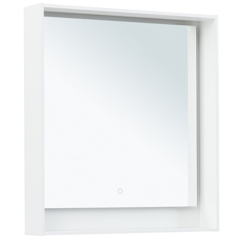 Изображение товара Зеркало Aquanet Милан 306384 с LED подсветкой, белое, подвесное, 75.2x14.3x83 см
