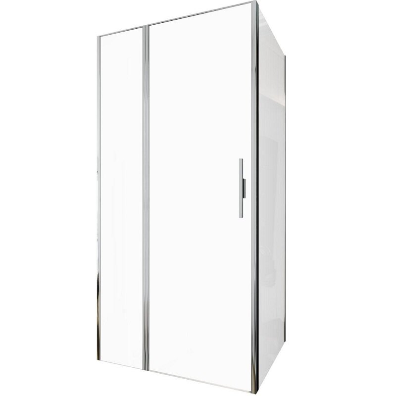 Изображение товара Душевой уголок Allen Brau Priority 100x100 см с прозрачным стеклом и хром профилем