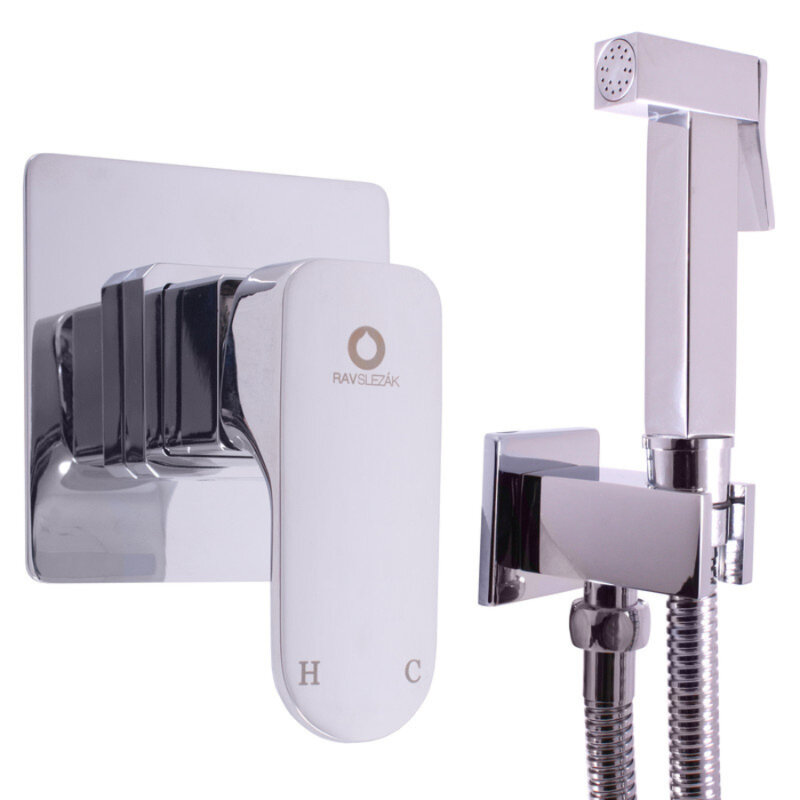 Изображение товара Гигиенический душ Rav-Slezak Yukon YU142/1 со смесителем, хром, скрытый монтаж