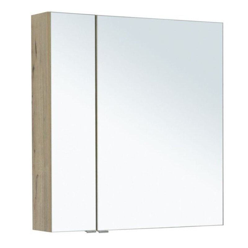 Изображение товара Зеркальный шкаф Aquanet Алвита New 277537, 80 см, цвет дуб веллингтон белый