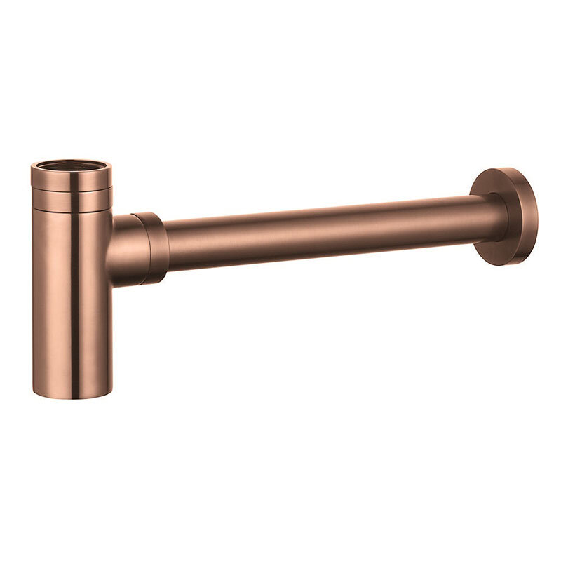 Изображение товара Сифон для раковины Aquame AQM7010BC медь шлифованная латунь монтаж