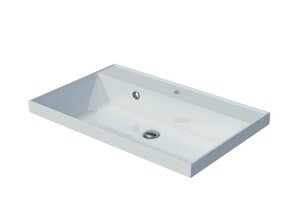 Изображение товара Раковина La Fenice Simpla Madera Classica 80 4627173210188, 80 см, искусственный камень, белая