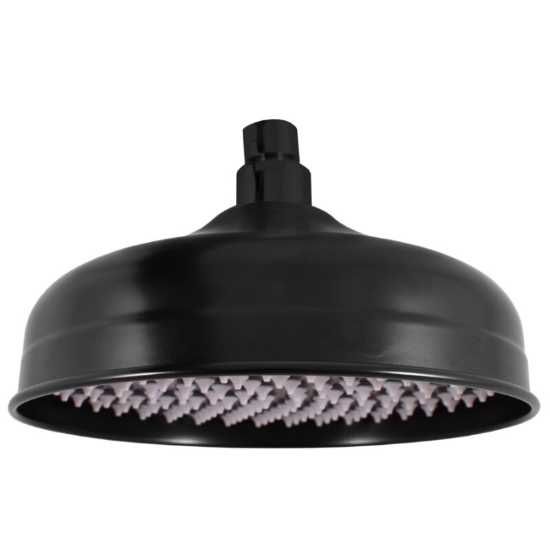Изображение товара Верхний душ Rav-Slezak KS0020CMAT черный матовый 20 см круглый ретро дизайн Изображение товара Верхний душ Rav-Slezak KS0020CMAT черный матовый 20 см круглый ретро дизайн