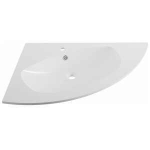 Изображение товара Раковина De Aqua Трио Люкс L 166864, 88.5 см, цвет белый