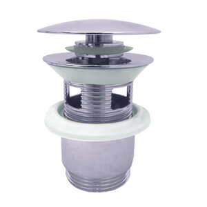 Изображение товара Донный клапан для раковины Rav-Slezak MD0784 с переливом хром автоматический