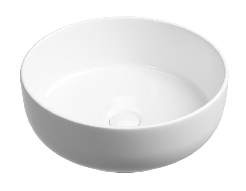 Изображение товара Раковина Ceramicanova Taycan CN12003 37.5 см фарфор белая накладная
