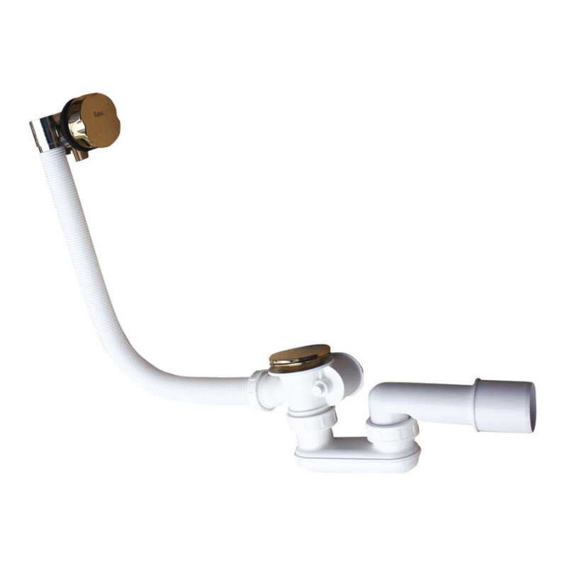 Изображение товара Слив-перелив для ванны Rav-Slezak NP0002/570Z золотой автоматический клик-клак