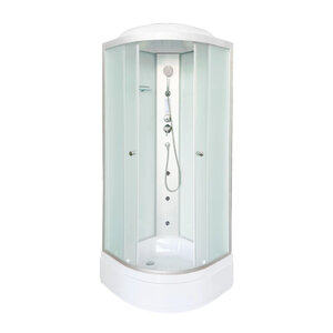 Изображение товара Душевая кабина Dto LM710GM+EL 100x100 с гидромассажем и крышей