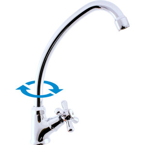 Изображение товара Кран для кухонной мойки Rav-Slezak Morava MK194, на одну воду, цвет хром