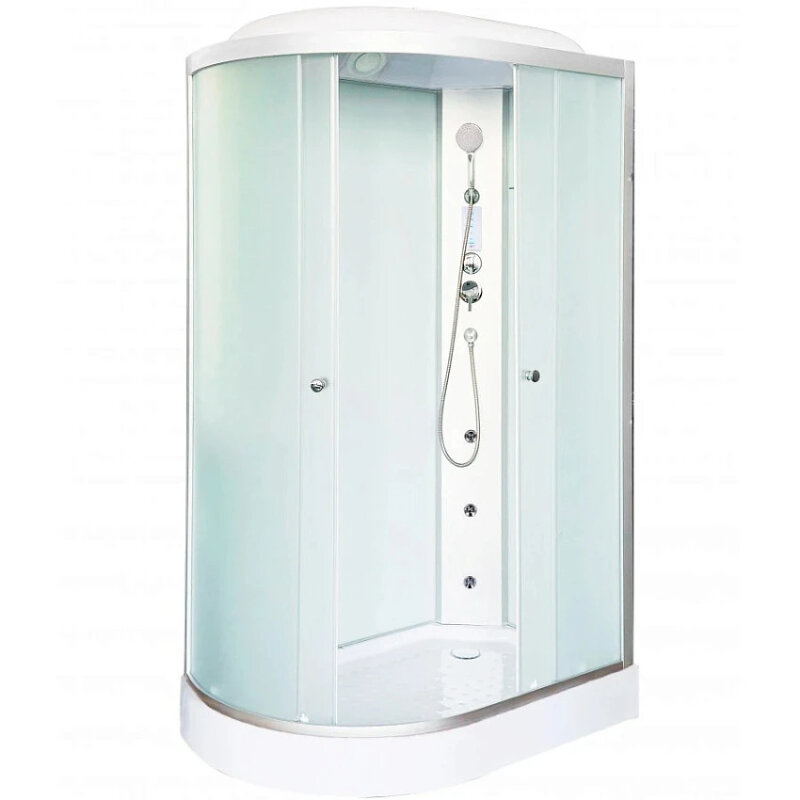Изображение товара Душевая кабина Dto LM902RGM+EL/LM902LGM+EL 120x80 см гидромассаж ассметричная