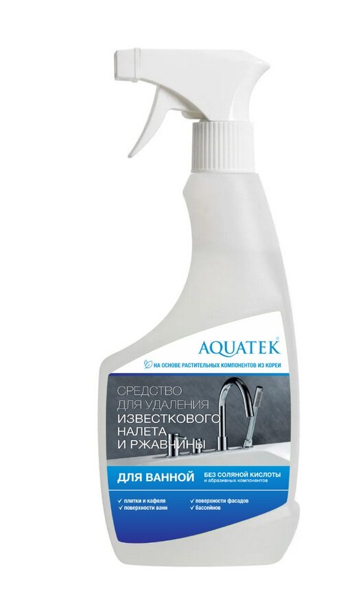 Изображение товара Экологически чистое средство для удаления известкового налета и ржавчины Aquatek AQ9001 0.5 л