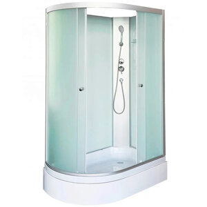 Изображение товара Душевая кабина Dto LM720RN/LM720LN, 120 x 80 см, стекло матовое, профиль матовый хром, правая/левая