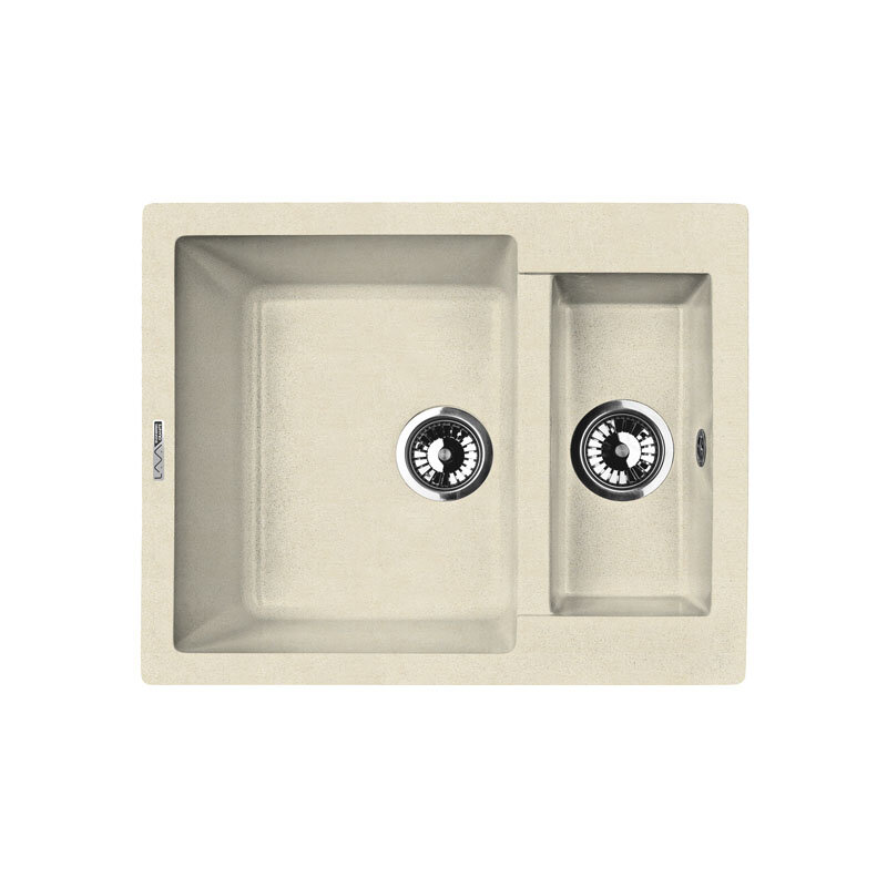 Изображение товара Кухонная мойка Lava D1.CRE 60 см искусственный камень кремовая