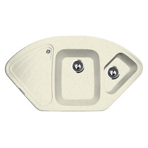 Изображение товара Кухонная мойка Lava A3.VNL 105 см искусственный камень ваниль угловая