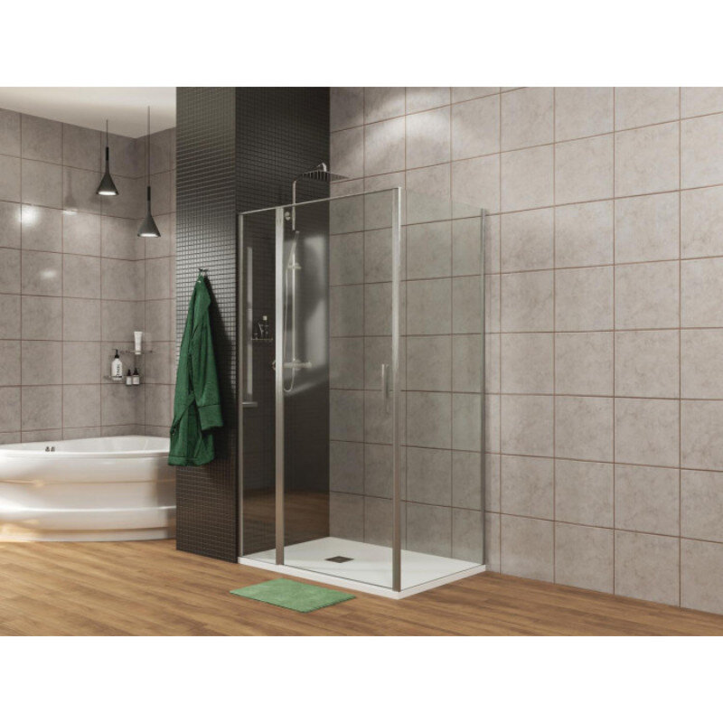 Изображение товара Душевой уголок Allen Brau Priority 90x80 см, прозрачное стекло, хром профиль