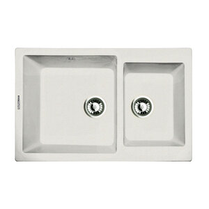 Изображение товара Кухонная мойка Lava D3.LAT, 77.5 см, материал искусственный камень, цвет LATTE белый