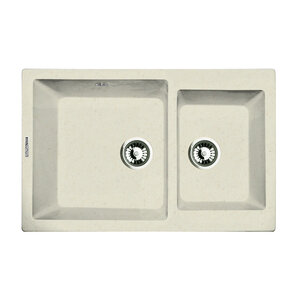 Изображение товара Кухонная мойка Lava D3.VNL 77.5 см из искусственного камня ваниль