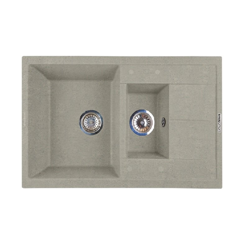 Изображение товара Кухонная мойка Lava D4.SCA 78 см из искусственного камня серый
