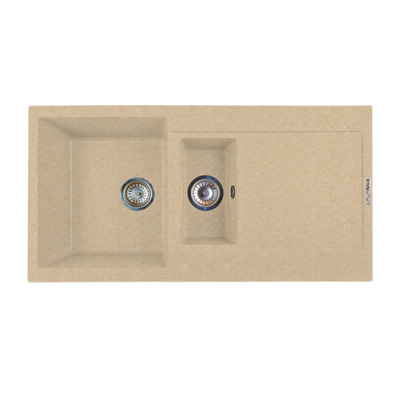 Изображение товара Кухонная мойка Lava D5.DUN 97 см искусственный камень бежевый светлый