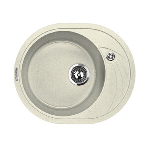 Изображение товара Кухонная мойка Lava E1.VNL из искусственного камня 57.5 см ваниль