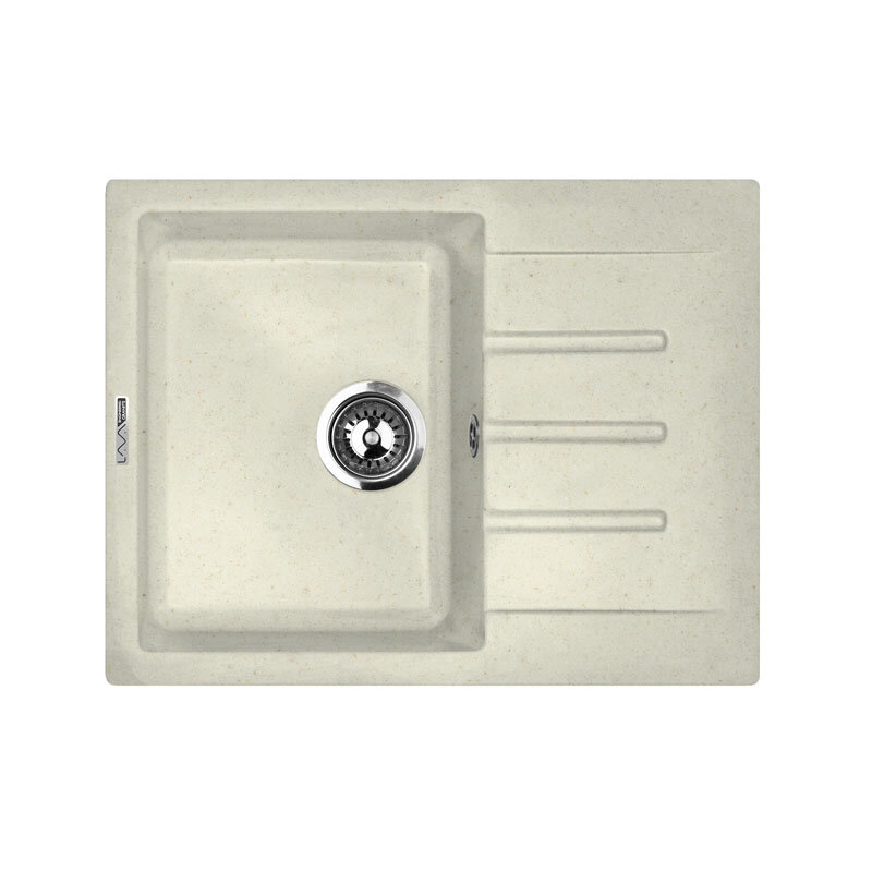 Изображение товара Кухонная мойка Lava L1.VNL 64.5 см искусственный камень ваниль