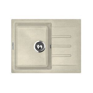 Изображение товара Кухонная мойка Lava L1.CRE, 64.5 см, материал искусственный камень, цвет CREMA кремовый