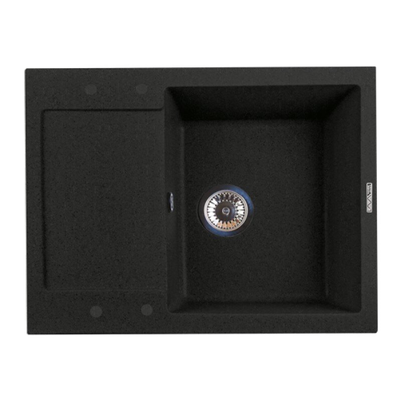 Изображение товара Кухонная мойка Lava L7.BAS 62 см из искусственного камня черная