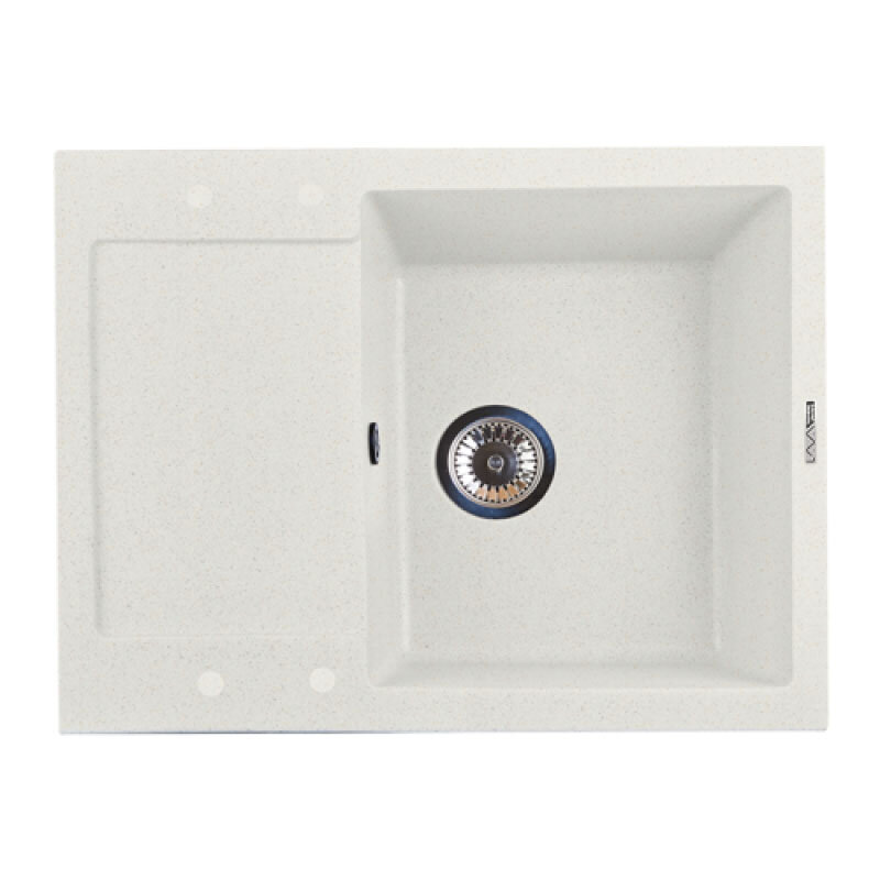 Изображение товара Кухонная мойка Lava L7.LAT 62 см из искусственного камня белая