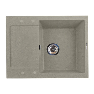 Изображение товара Кухонная мойка Lava L7.SCA, 62 см, материал искусственный камень, цвет CANDIC серый