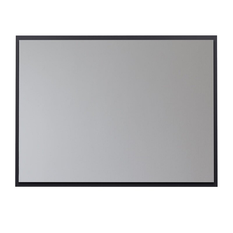 Изображение товара Зеркало Allen Brau Activity 1.340029.AM, 100 см, с LED-подсветкой, с сенсорным выключателем, антрацит матовый/черный браш