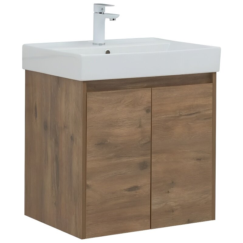 Изображение товара Тумба под раковину Aquanet Nova Lite 298849, 60 см, цвет дуб рустикальный Изображение товара Тумба под раковину Aquanet Nova Lite 298849, 60 см, цвет дуб рустикальный