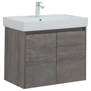 Изображение товара Тумба под раковину Aquanet Nova Lite 298851, 75 см, цвет дуб рошелье