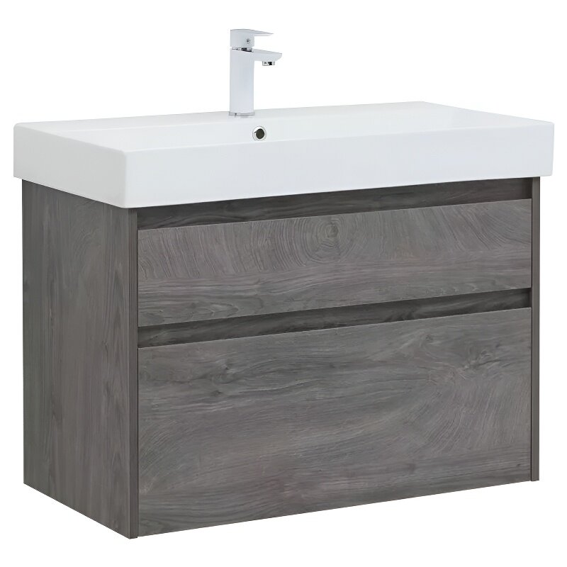 Изображение товара Тумба под раковину Aquanet Nova Lite 249937 82 см дуб рошелье с 2 ящиками Изображение товара Тумба под раковину Aquanet Nova Lite 249937 82 см дуб рошелье с 2 ящиками