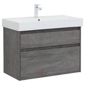 Изображение товара Тумба под раковину Aquanet Nova Lite 249937, 85 см, 2 ящика, цвет дуб рошелье