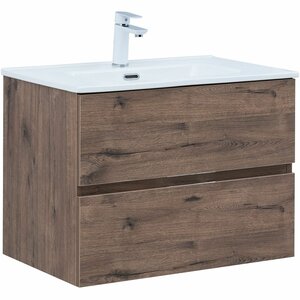 Изображение товара Тумба под раковину Aquanet Алвита New 334185, 70 см, цвет дуб веллингтон табак